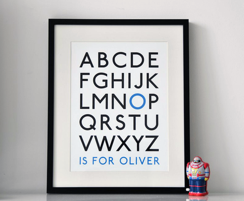 Personalised Alphabet Print